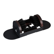 Raspador de zapatos con cepillos envolventes para limpieza exterior