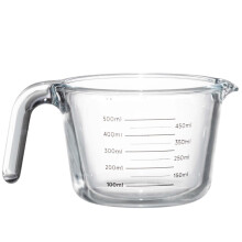 Sklenená odmerka, objem 0,5 l