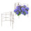 Plant Support Stakes, 2-Piece Iron Fleur-de-Lis Design 1