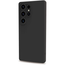 Galaxy S26 Ultra 5G hoesje, zacht rubber, zwart