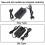 24W 2A 3-12V LED-Display-Adapter, Schwarz, 9x5x3 cm 7