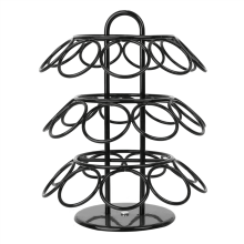Coffee Pod Holder for K-Cups Black 27-Pod 360 Rotating