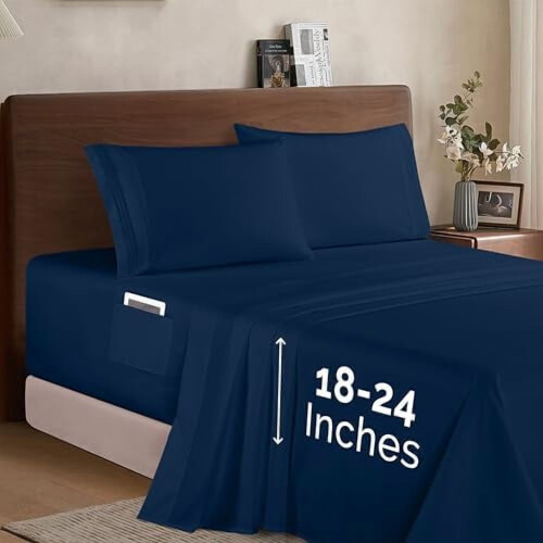 Microfiber Full Sheet Set – Soft Fade-Resistant 4-Piece