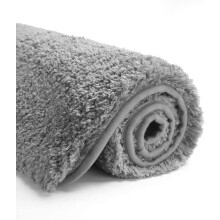 Rutschfester Badezimmerteppich, rosa, 40 x 60 cm