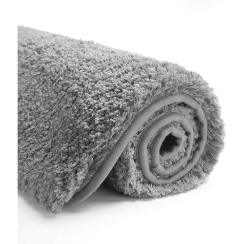 Rutschfester Badezimmerteppich, rosa, 40 x 60 cm