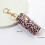 Portable Lipsticks Holder Keychain with Wild Leopard-Black 4