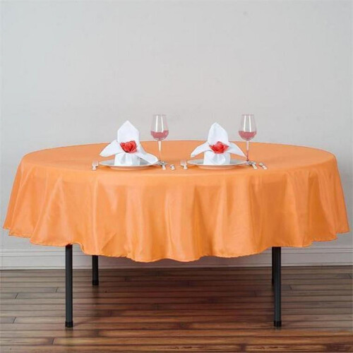 BalsaCircle 6-Pack 90" Round Polyester Tablecloths