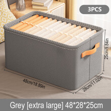 Collapsible Fabric Storage Bins 16.5 x 11 x 10 in (3-Pack)