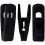 Velvet Hanger Clips, 40-Pack, Black 1
