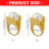 Elegante Imitationsperlen-Y-Ringe mit-Goldene Nr. 7 4