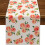 Peach Linen Table Runner 13.8 x 71 in 1