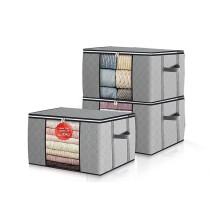 6-Pack 60L Foldable Storage Bags with Handles & Lids