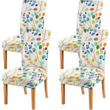 White Dining Chair Covers Set of 4 – Stretch