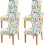 White Dining Chair Covers Set of 4 – Stretch 1
