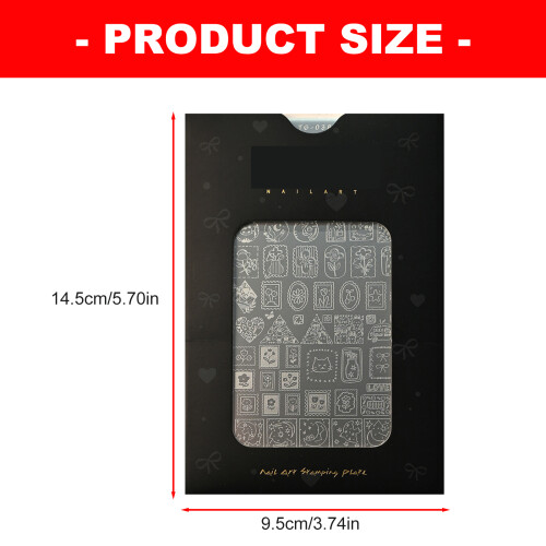 Stylish Nail Stamp Tool Ergonomic Stainless Steel For Creative 2