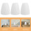White Plastic Lampshade for Floor & Table Lamps (3 pcs) 3