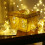 40 LED Gold Metal Leaf String Lights, 19.7 ft, 2