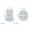 Rabbit/Eggs Shape Silicone Decorative Plate Mold Handmade-H25 4