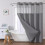 Rideau de douche à étoiles en polyester réversible 180 x 188 cm 4