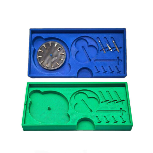 Jewelry Making Accessories Storage Case Holds Watch Dials-Blue 2