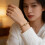 3Pcs Stainless Steel Pull Chain-rose gold Square pearl style1 6
