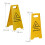 Wet Floor Warning Sign Set, Foldable, 3-Pack 4