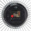 Silver Wall Clock with Glittering Stones, 50cm Diameter 6