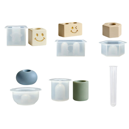 Sturdy Silicone Flower Vase Holder For-double hole rectangu 1