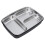 Thermal Insulation Bento Lunch Box, 3-Compartment, 304 6