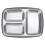 Thermal Insulation Bento Lunch Box, 3-Compartment, 304 8
