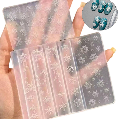 Moules en Silicone pour Nail Art,-Ensemble de 2 pièces 1
