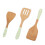 3-Piece Beech Wooden Spatula Set 4