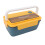 1400ml Plastic Bento Box with Dividers 4