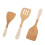 3-Piece Beech Wooden Spatula Set 4