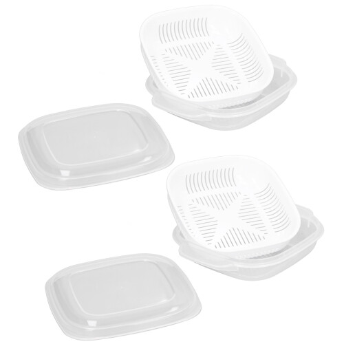 Bento-Lunchbox, 340 ml, PP, 2er-Pack 2