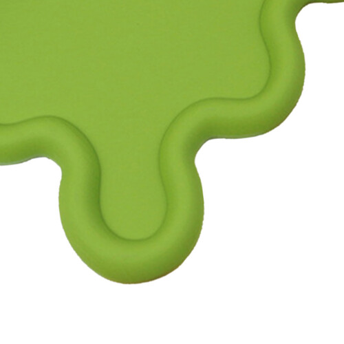 Tapete para copo em PVC com formato irregular, 120g 2