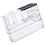 Stackable Clear Cosmetic Storage Box with Multiple 3