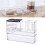 Stackable Clear Cosmetic Storage Box with Multiple 5