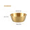 Copos para condimentos em aço inoxidável dourado, redondos, 9 cm (3,54 polegadas) 3