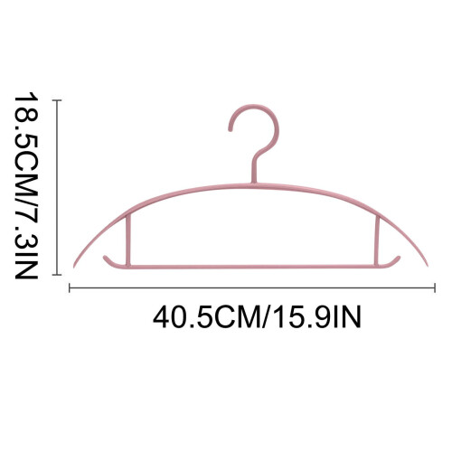 10-Pack Non-Slip Plastic Hangers – Space-Saving Heavy Duty 2