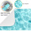 Starfish Beach Dish Drying Mat, Absorbent Kitchen Sink Mat, 4