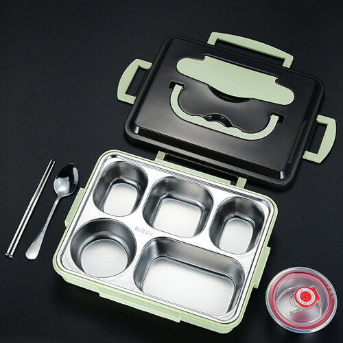 5-Compartment Stainless Steel Thermal Lunch Box 2