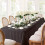 Newbridge Elegance Plaid Tablecloth 60 x 102 in Black 2