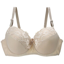 Sömlös push-up-bh för kvinnor – Beige, XXL