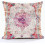 Pink antikt persisk hørpudebetræk 20x20 cm 1