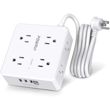 Stiall Cumhachta Cosantóir Borrtha8 Asraonta AC4USB Breiseán Cothrom 6 troigh
