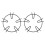 Cast Iron Wok Support for Gas Stove2pcs 1