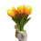 10 tulipani artificiali in seta con luci LED, 28 cm 1
