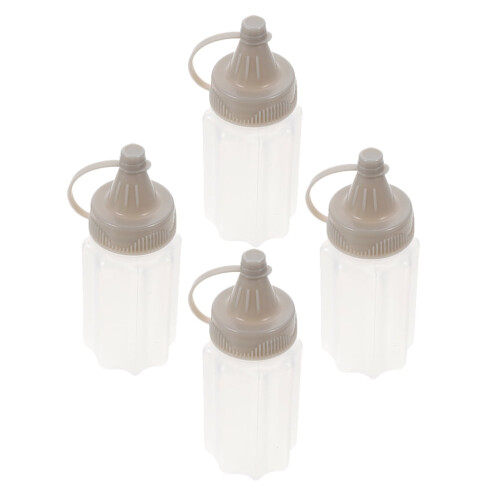 PP Squeeze Bottles Set – 4 pcs, 30ml, Leakproof