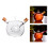 ACDANC Spherical Double-Chamber Glass Drinking Glasses (Set 1
